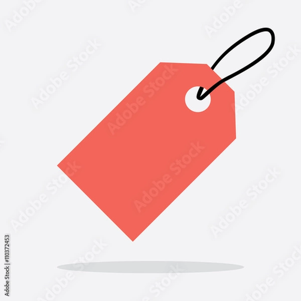 Fototapeta Price Tag Icon in Vector