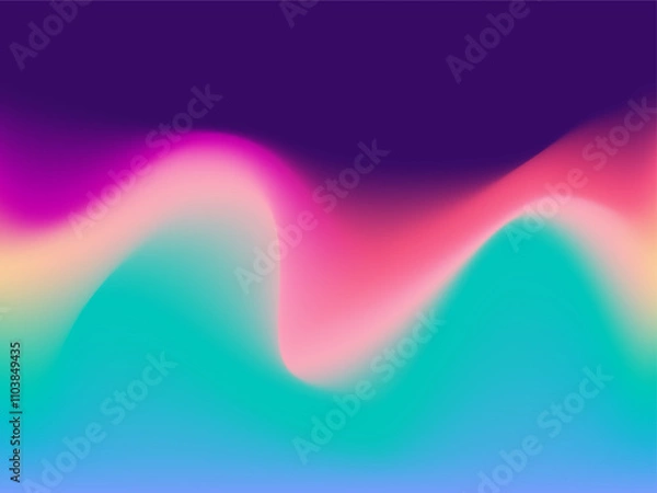 Obraz An abstract gradient background vector style.