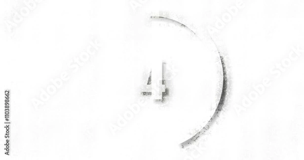 Fototapeta realtime countdown clock