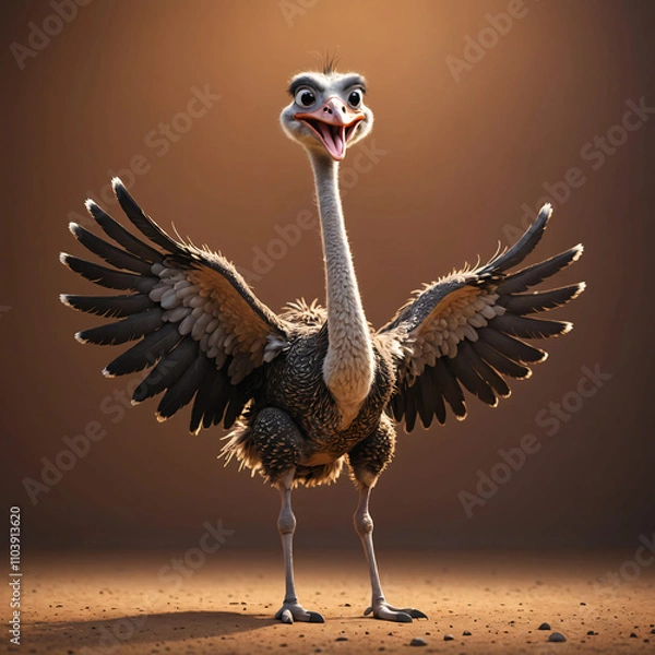 Fototapeta ostrich