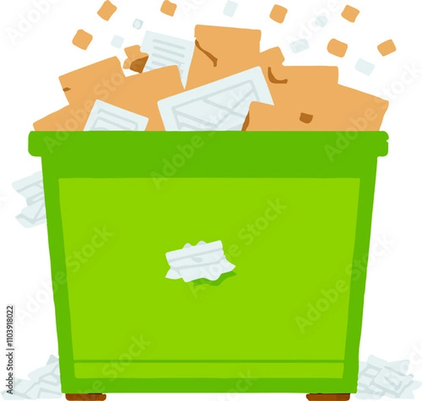 Obraz Dumpster Garbage Utility Rubbish Bin