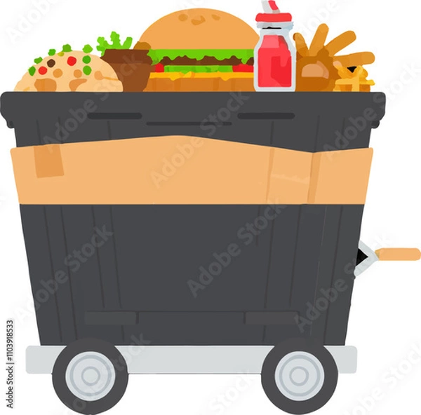 Obraz Dumpster Garbage Order Trash Removal