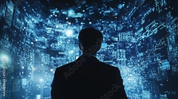 Fototapeta Showcase Data Analysts making sense of vast information for businesses.