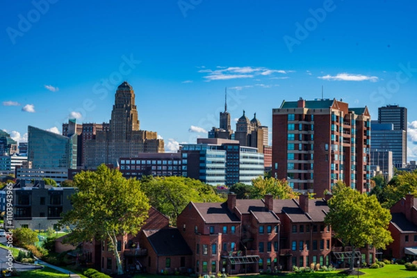 Obraz Skyline of Buffalo, New York, in Summer