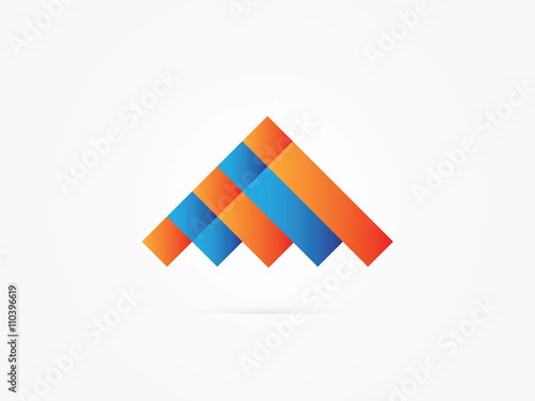 Obraz Triangle building logo