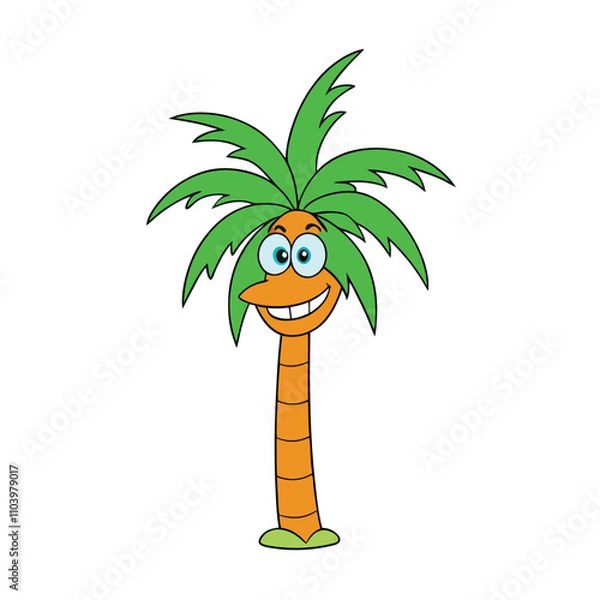 Fototapeta funny pindo palm