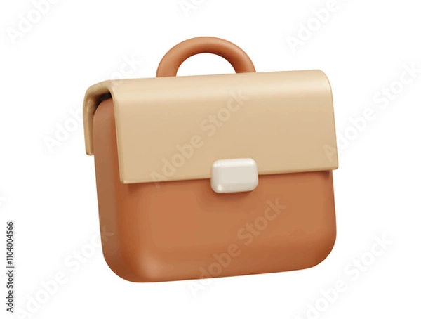 Fototapeta Office work briefcase icon illustration
