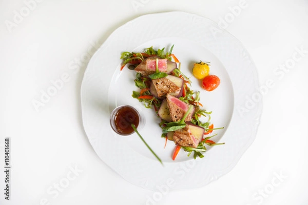 Obraz Raw tuna tartar