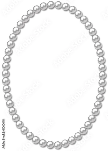 Obraz Pearl frame-necklace