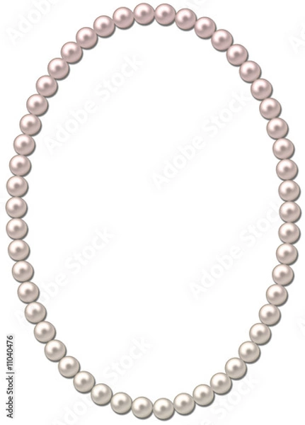 Obraz Pearl frame-necklace