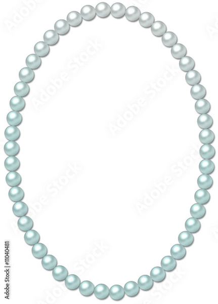 Obraz Pearl frame-necklace