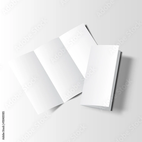 Fototapeta Brochure blank mockup two