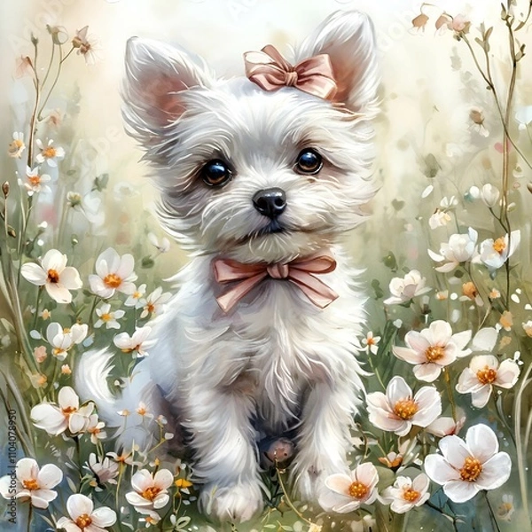 Fototapeta little dog