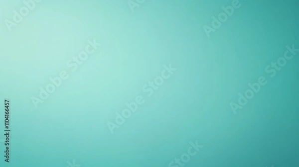 Fototapeta Soft Gradient Turquoise Minimal Background