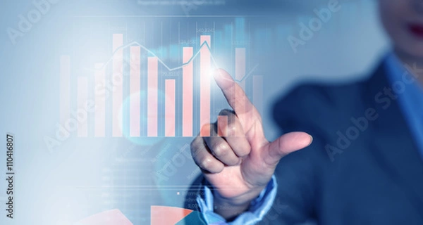 Obraz Analyzing sales data