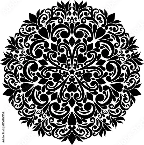 Obraz Midnight Bloom Pattern