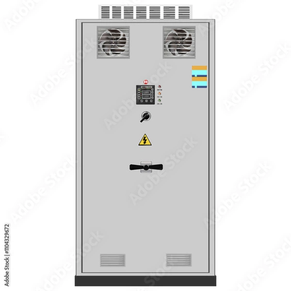 Fototapeta Control Panel. Production control panel and control of computer devices. Touchpad. Vector graphics