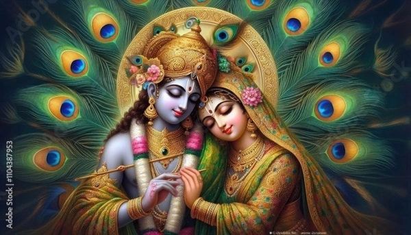 Fototapeta Radha and Krishna