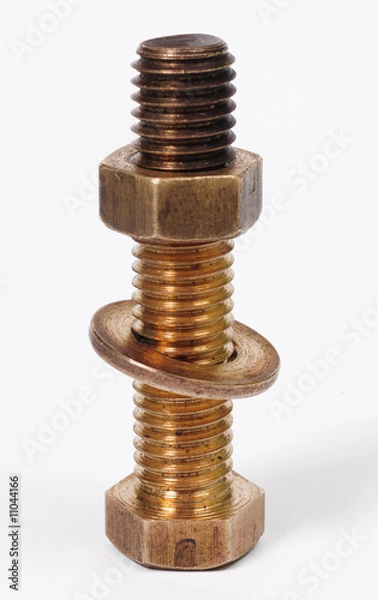 Obraz Bolt, nut and collar
