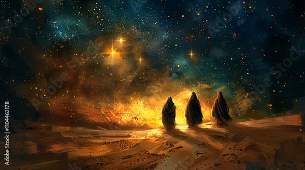 Obraz The holy three wisemen, holy htree kings