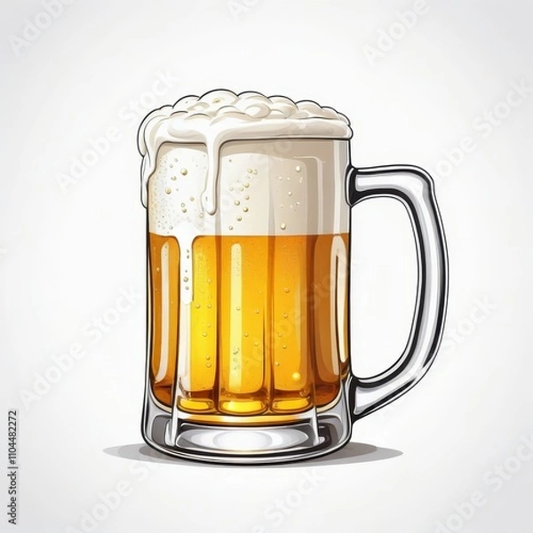 Obraz Golden Brew Delight