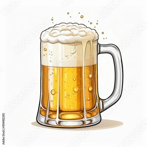 Obraz Golden Brew Delight