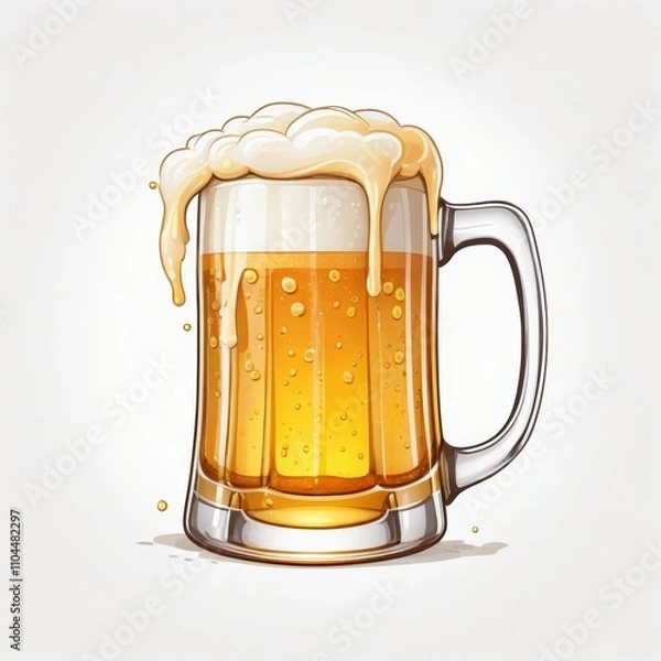 Obraz Golden Brew Delight