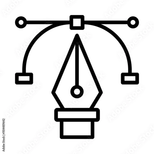 Obraz pen tool icon