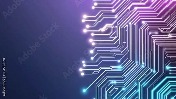Obraz Abstract Circuit Board Technology Background Digital Network Innovation Connection