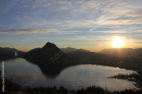 Fototapeta Panorami dai Lugano