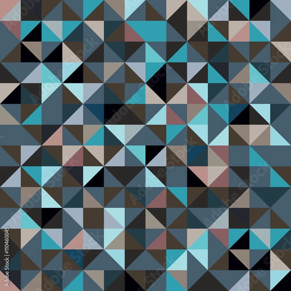 Obraz Seamless Pattern of geometric shapes