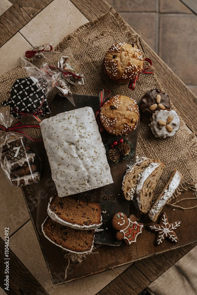 Obraz Christmas desserts