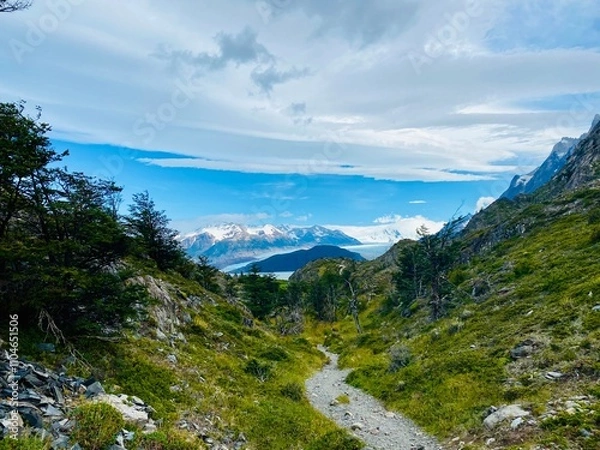 Obraz Chilean landscape and sky