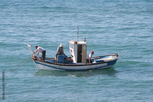 Obraz pescadores en barca