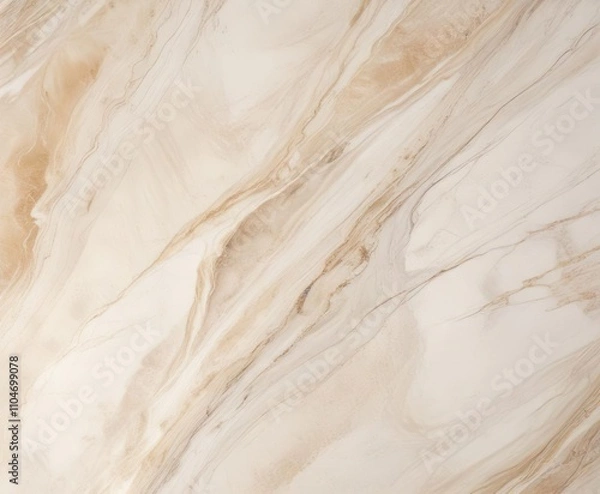 Fototapeta Smooth white sand beige marble texture with abstract patterns, luxury, surface