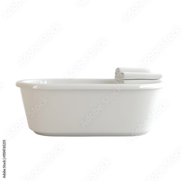 Obraz white tub shower