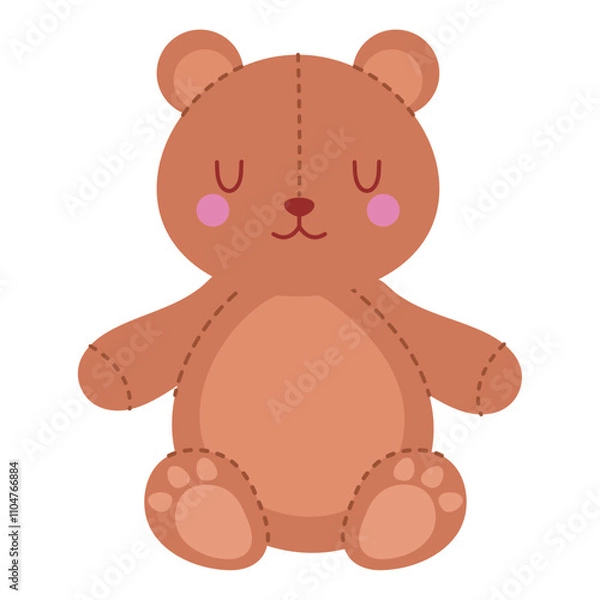 Obraz stuffed teddy bear toy