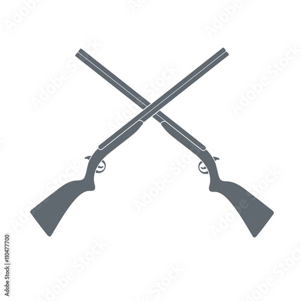 Obraz Hunting shot gun  icon