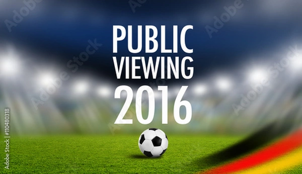 Fototapeta Public Viewing 2016