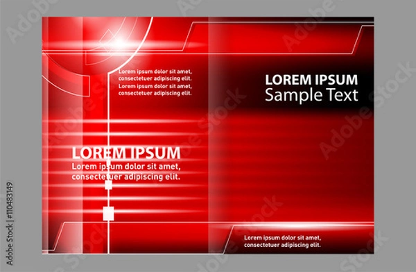 Obraz Bi-Fold Brochure Design
