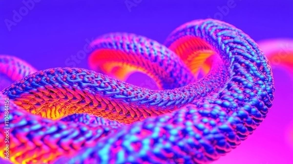 Fototapeta Dynamic abstract design studio digital art vibrant colors close-up view innovation