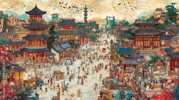 Obraz thai style painting