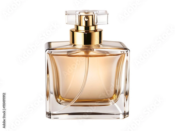Fototapeta Perfume Bottle isolated on white background as transparent. PNG. AI GENERATED