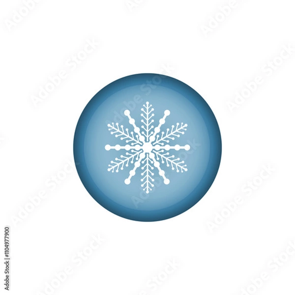 Obraz Modern winter vector design illustration