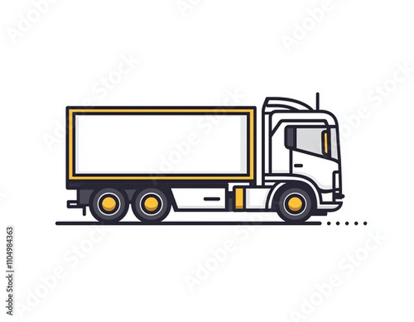 Fototapeta Cargo Truck Icon