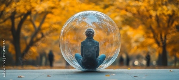 Obraz The Glass Bubble, Avoidant Personality Disorder