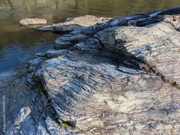 Obraz 岩畳　埼玉県長瀞町