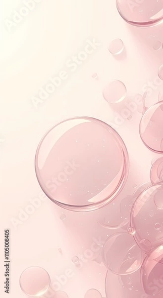 Obraz Pink abstract bubble