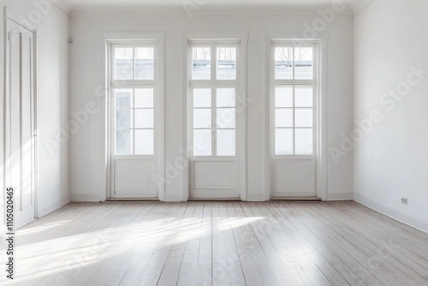 Fototapeta empty room with window