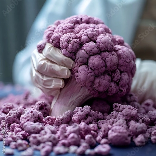 Fototapeta cauliflower and broccoli